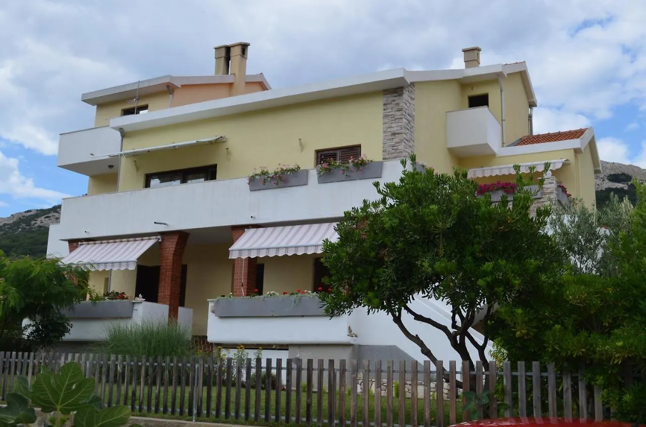 Apartments & Rooms Dordic Baška Horvátország